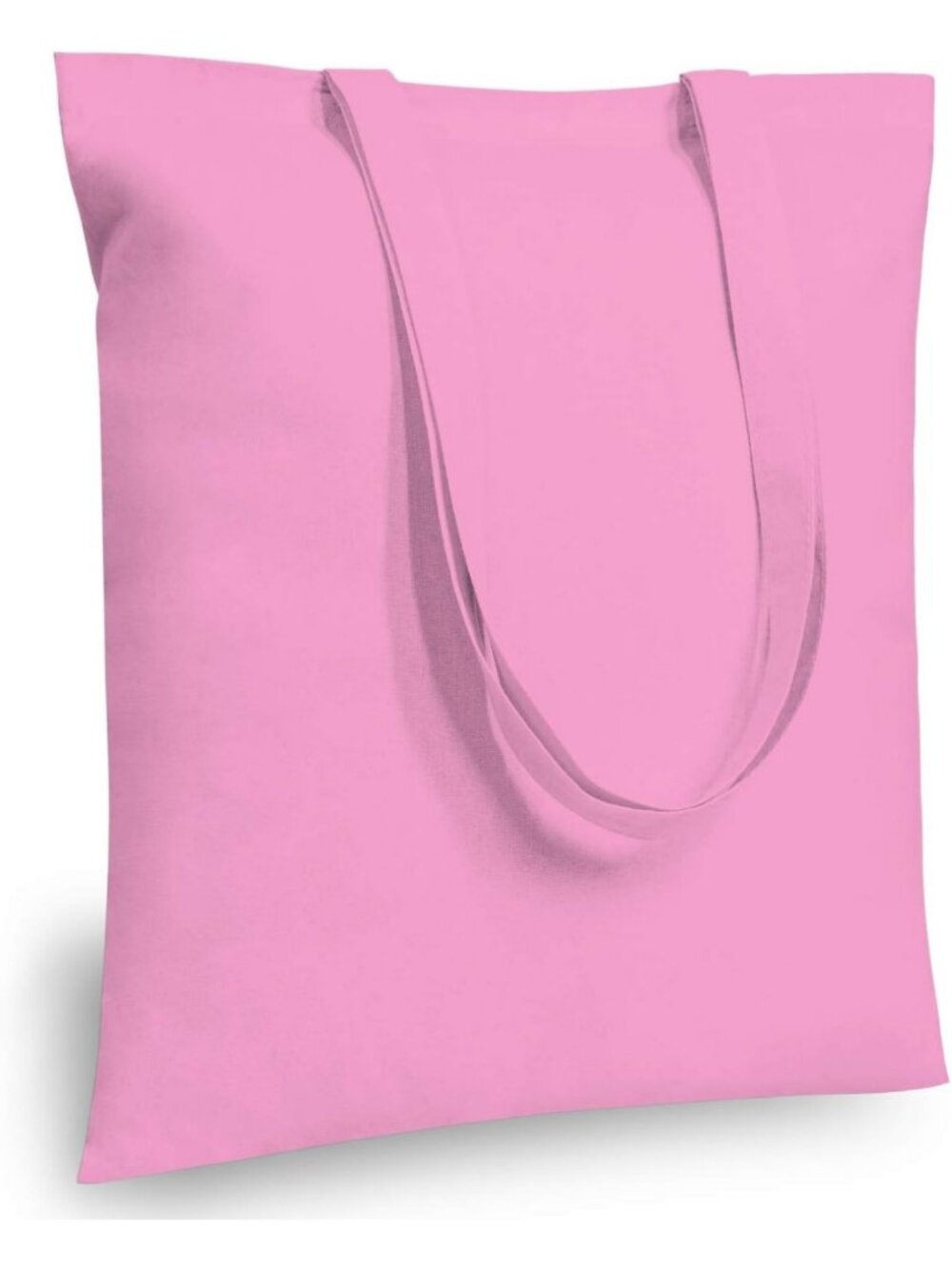 24-Pack Baby Pink Cotton Tote Bags - Lightweight Reusable Grocery, DIY & Gift